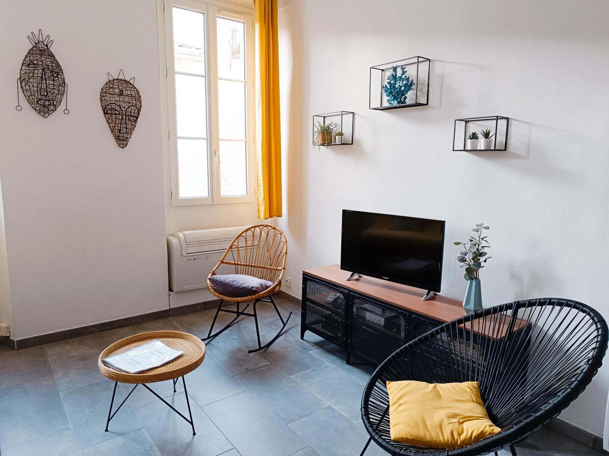 Grand 2 Pieces Renove Climatise, Vieil Antibes, Proche Port Apartment Bagian luar foto